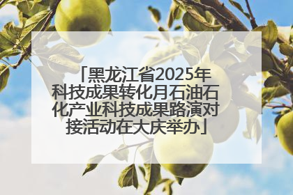 黑龙江省2025年科技成果转化月石油石化产业科技成果路演对接活动在大庆举办