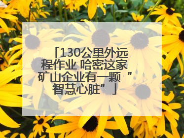 130公里外远程作业 哈密这家矿山企业有一颗“智慧心脏”
