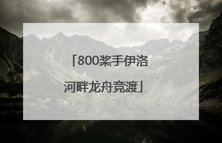 800桨手伊洛河畔龙舟竞渡