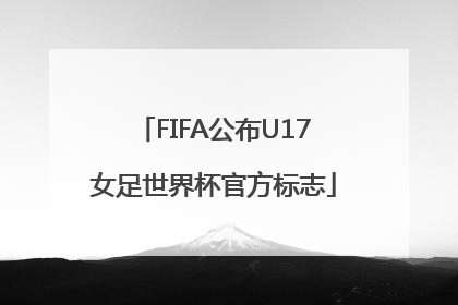 FIFA公布U17女足世界杯官方标志